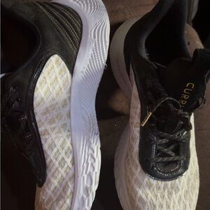 Under Armour Black and White Sneakers